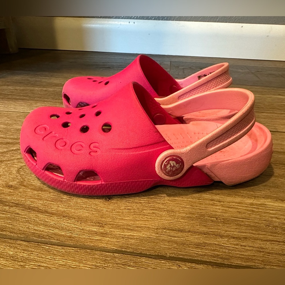 Toddler girl size 12 CROCS